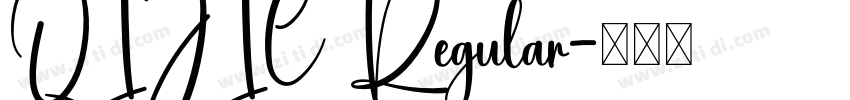 QIJIC Regular字体转换